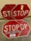 4 Stop Signs