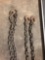 Pair of chains approximately 18ft and 16ft.
