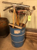 Drum of squeegees