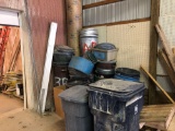Trash cans, screen, OP tube, all thread