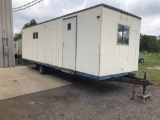 Job site trailer approximately 8ftX29ft. Item located at 340 State Ave. N.W. Massillon, Oh. 44647