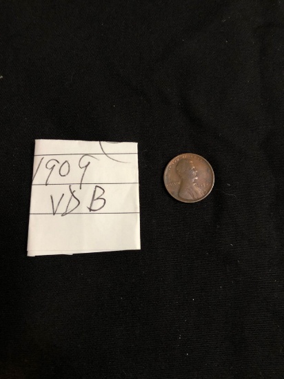 1909 VDB Wheat Cent