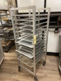 Pan Rack with Baking Sheets