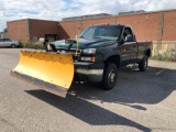2005 Chevy Silverado 2500 4x4 Single Cab 8ft Bed witg Myer Plastic Plow, Milage Unknown