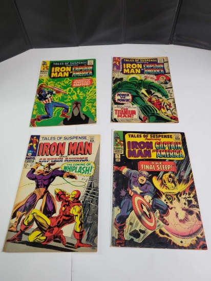 Marvel Tales of Suspense featuring Iron Man and Captain America, 12c #74, 82, 93 and 97