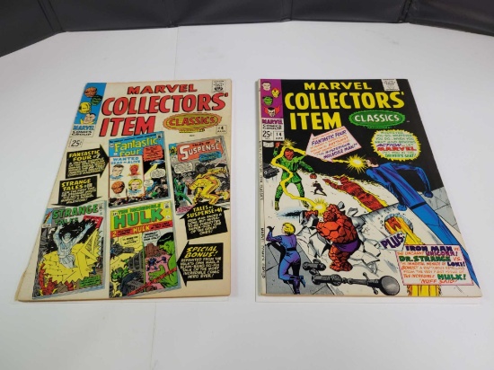 Marvel Collector's Item classics 25c #4 and 14 issues