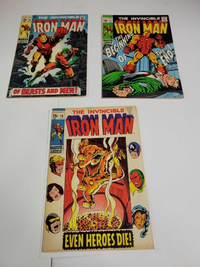 Marvel the Invincible Iron Man 15c #16, 17 and 18 issues