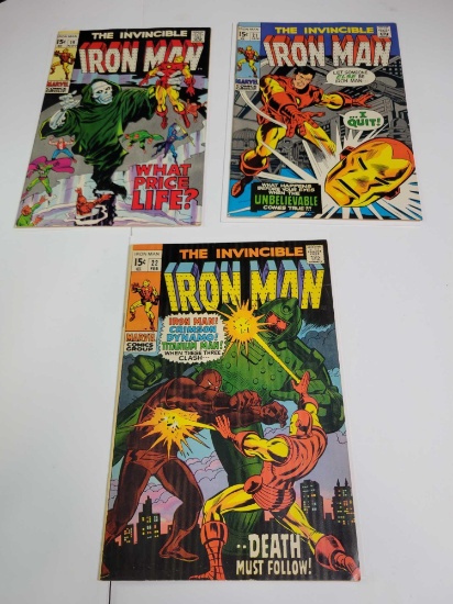 Marvel the Invincible Iron Man 15c #19, 21 and 22 issues