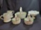 6 pieces of hand-painted Portuguese ceramics
