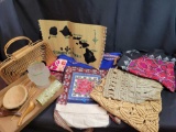 Hawaiian items, purses, bags, glasses