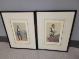 Pair of Vincent Brooks Day Vanity fair billiard prints