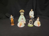 Group of Gone with the Wind figurines