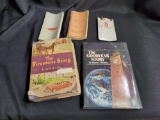 The Firestone and Goodyear story books, Firestone pamphlets and mug, Goodyear paperweight