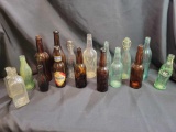 Vintage beer and pop bottles, Coca-Cola, Home Brewing Canton Ohio, Hoster, Duquesne