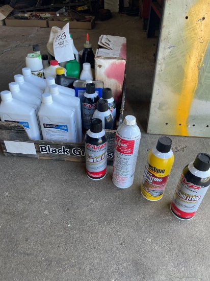 New fluids, 6 new starting fluids. 7 new sae 30 oil quarts