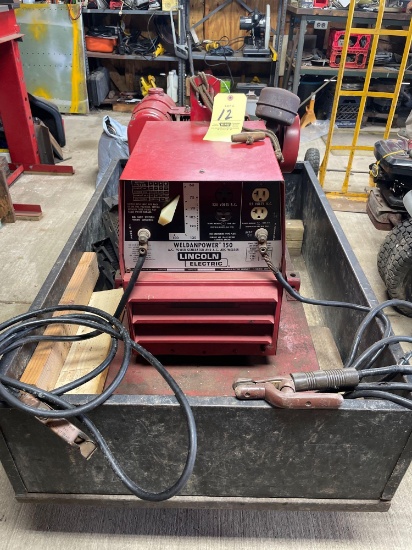 Lincoln WeldanPower 150 Generator/Arc Welder and pull behind trailer