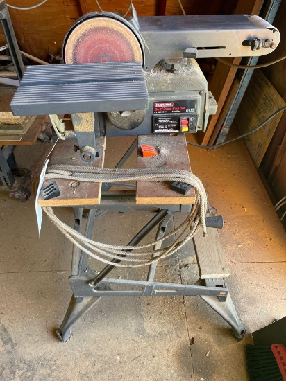 Craftsman combo sander on stand