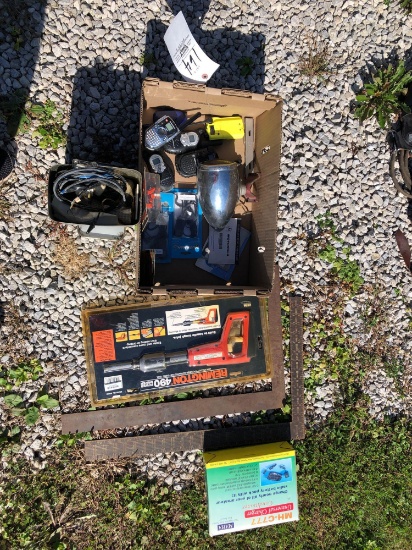 Power driver, squares, walkie-talkies