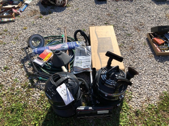Filterqueen vacuum with attachments, air filter, misc