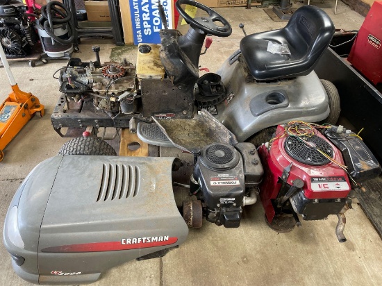 Craftsman LT2000 riding mower, parts
