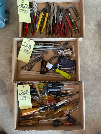 Pliers, drivers, punches