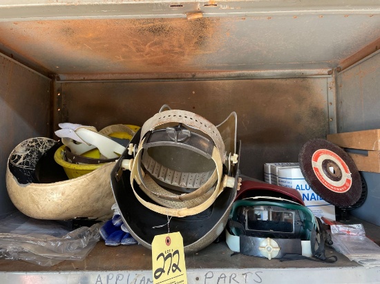 Welding helmets, nails,