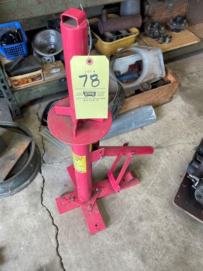 Central machinery manual tire changer