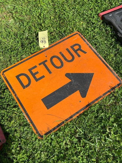Detour sign