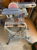 Craftsman combo sander on stand