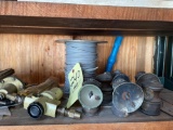 Miner lamps, valve, misc. hardware and wire
