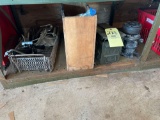 Ammo can, jack, pump, misc. iron