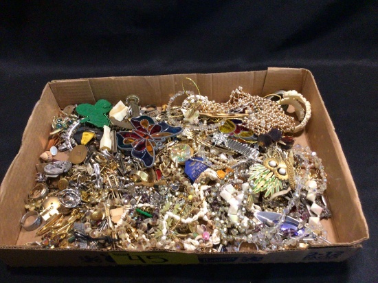 Large lot of Assorted costume jewelry