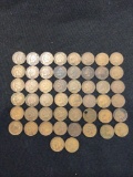 50 Indian head cents.