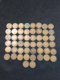 50 Indian Head cents.