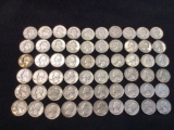 50 silver Washington quarters