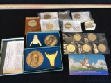 Commemorative coins and tokens