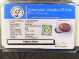 Certified Natural Ruby Oval Mix 11.450 Cts