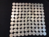 100 Silver Franklin Halves