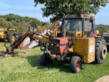 Case international 885 diesel tractor w/ cab Alamo boom mower