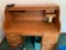 Heavy Oak Roll top desk