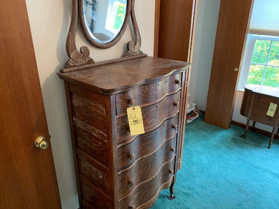 Vintage dresser and mirror