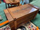 Children's Western Themed Toy Chest with Toys