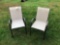 Pair of patio chairs