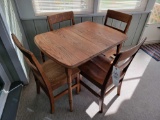 Table and 4 Chairs