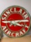 Sinclair Aircraft round sign double sided