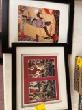 2 framed Ohio State basketball photos, Greg Oden