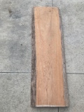 Live edge piece of wood approximately 62