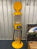 Beaver Gumball machine, gas pump style, 6ft, 7in tall, plastic