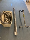 Bike rack, hose, running board
