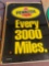 Pennzoil curb sign Double sided